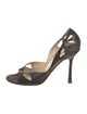 Jimmy Choo Suede Cutout Accent Sandals