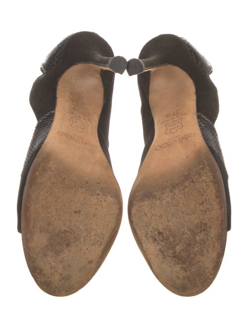 Jimmy Choo Suede Cutout Accent Sandals