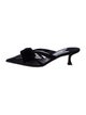 Jimmy Choo Suede Bow Accents Mules