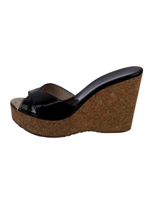 Jimmy Choo Patent Leather Slides