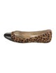 Jimmy Choo Ponyhair Animal Print Ballet Flats