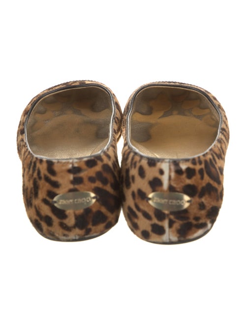 Jimmy Choo Ponyhair Animal Print Ballet Flats