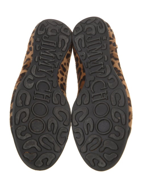 Jimmy Choo Ponyhair Animal Print Ballet Flats
