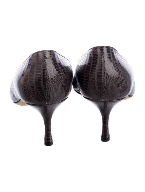 Jimmy Choo Embossed Leather Pumps