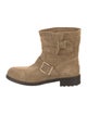 Jimmy Choo Suede Moto Boots