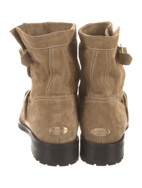 Jimmy Choo Suede Moto Boots