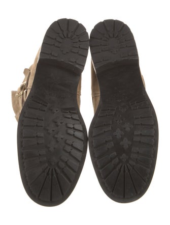 Jimmy Choo Suede Moto Boots