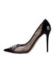 Jimmy Choo Patent Leather Studded Accents Pumps