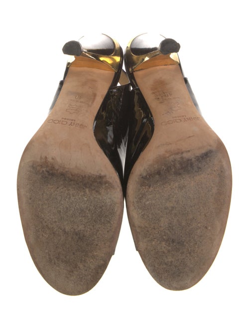 Jimmy Choo Patent Leather Slingback Sandals