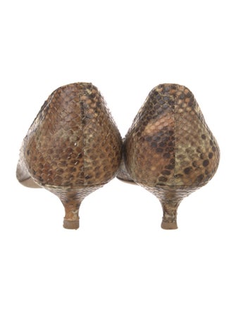 Jimmy Choo Snakeskin Animal Print Pumps