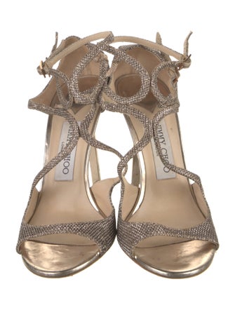 Jimmy Choo Glitter Sandals