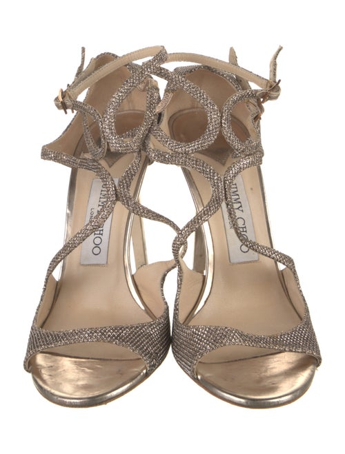 Jimmy Choo Glitter Sandals