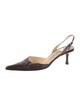 Jimmy Choo Leather Slingback Pumps