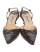 Jimmy Choo Leather Slingback Pumps