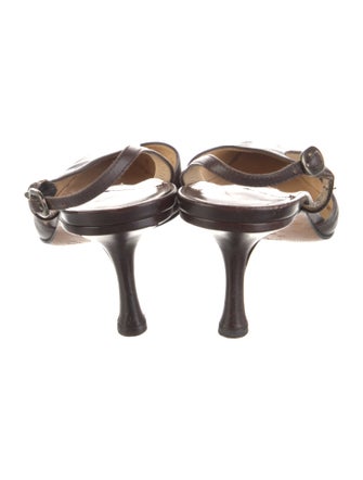 Jimmy Choo Leather Slingback Pumps