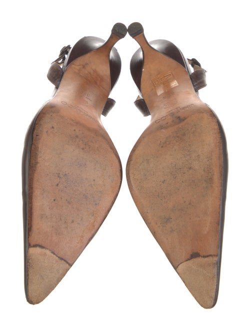 Jimmy Choo Leather Slingback Pumps