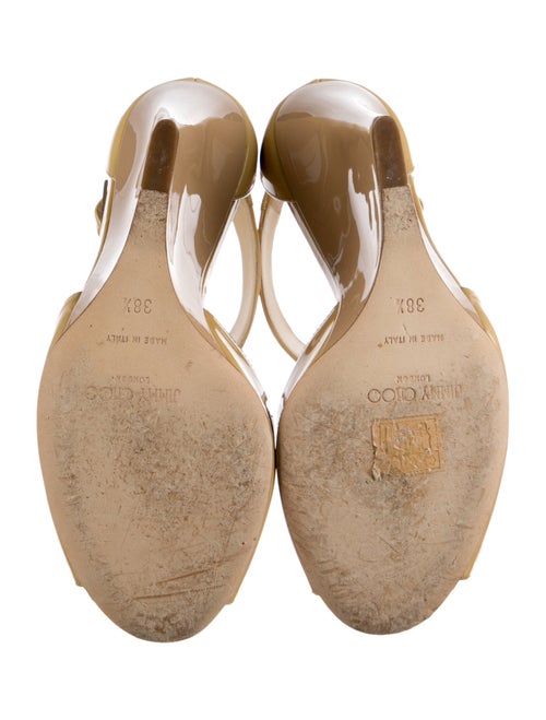 Jimmy Choo Patent Leather T-Strap Pumps