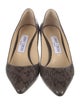 Jimmy Choo Snakeskin Animal Print Pumps
