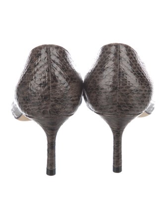 Jimmy Choo Snakeskin Animal Print Pumps