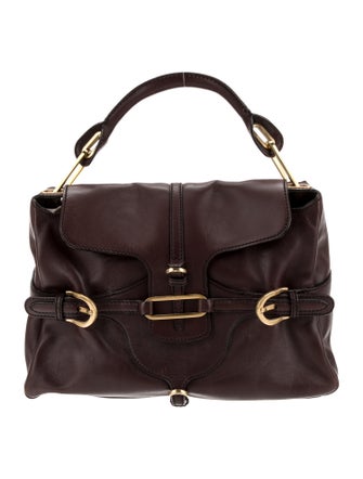 Jimmy Choo Leather Top Handle Bag