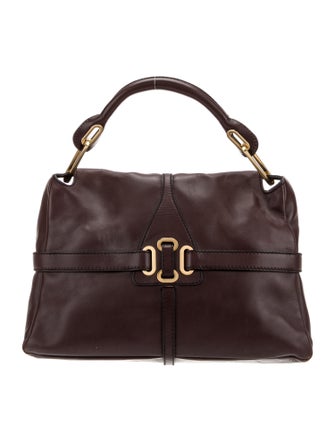 Jimmy Choo Leather Top Handle Bag