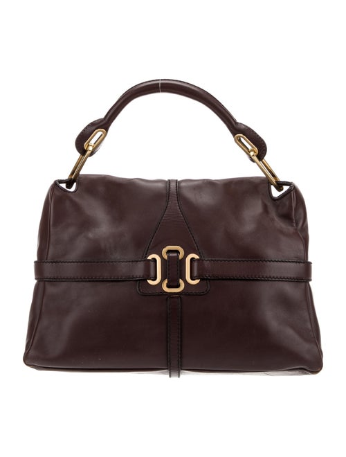Jimmy Choo Leather Top Handle Bag