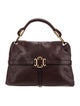 Jimmy Choo Leather Top Handle Bag