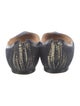 Jimmy Choo Leather Trim Embellishment Flats