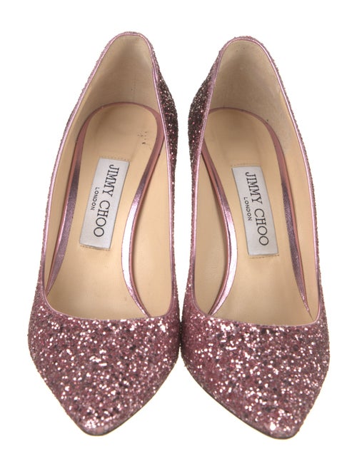 Jimmy Choo Glitter Glitter Accents Pumps