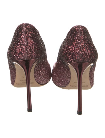 Jimmy Choo Glitter Glitter Accents Pumps