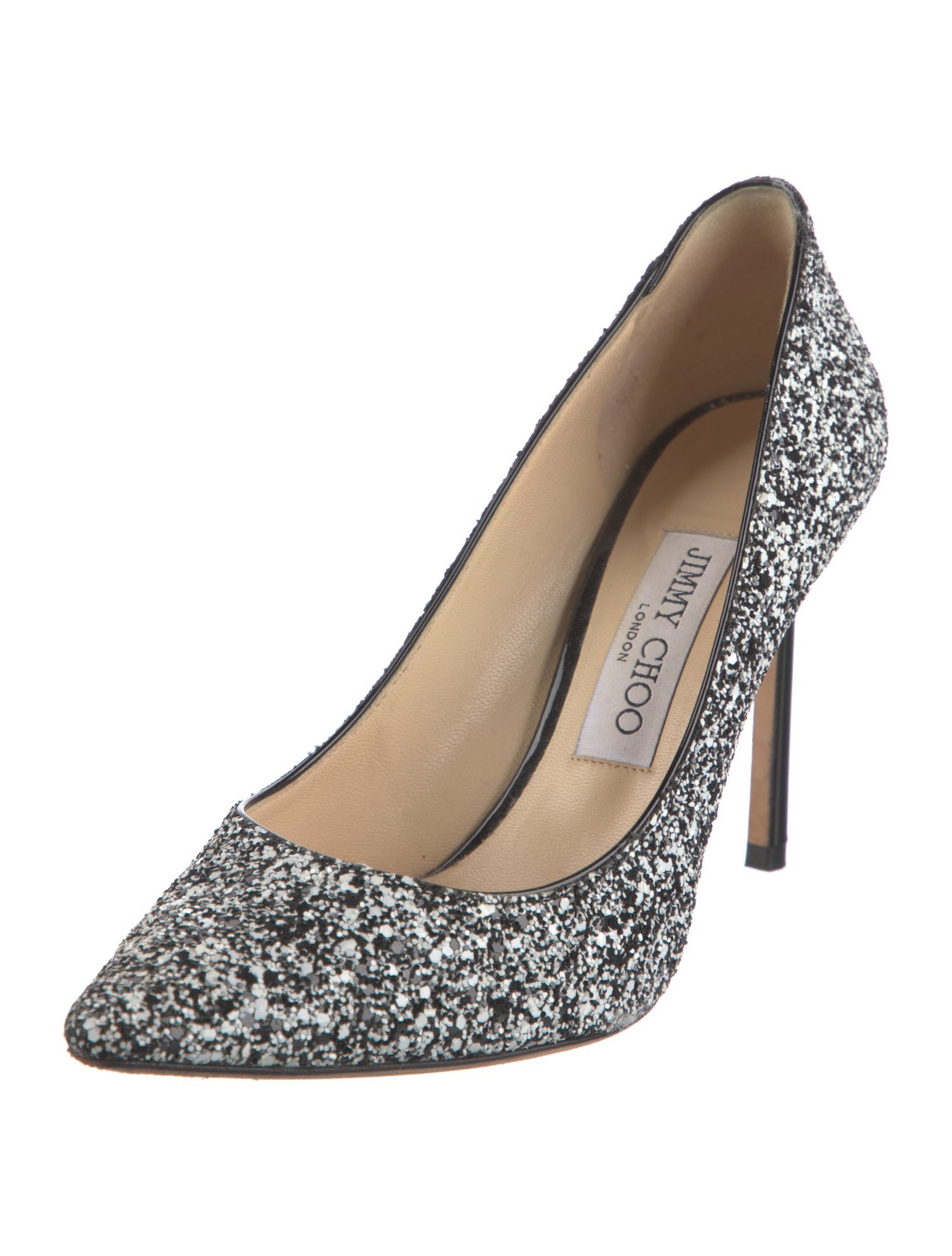 Jimmy Choo Glitter Glitter Accents Pumps