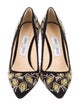 Jimmy Choo Suede Studded Accents Pumps