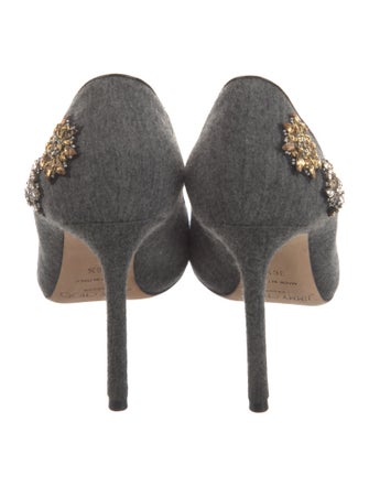 Jimmy Choo Crystal Embellishments Pumps