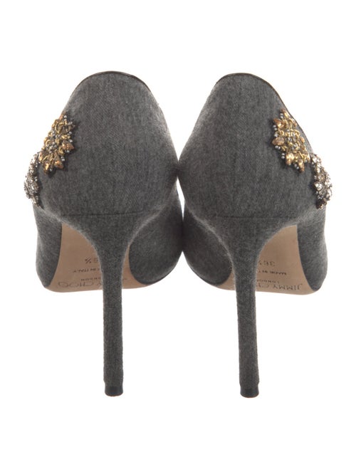 Jimmy Choo Crystal Embellishments Pumps