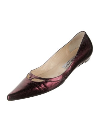 Jimmy Choo Leather Flats