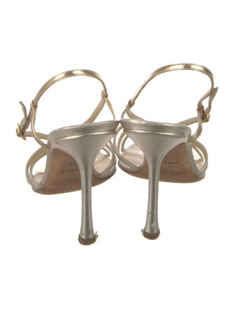 Jimmy Choo Leather Slingback Sandals