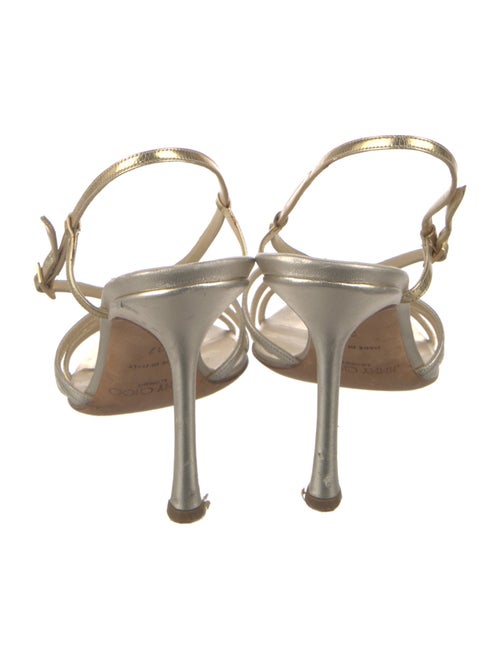 Jimmy Choo Leather Slingback Sandals