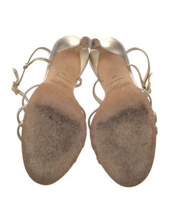 Jimmy Choo Leather Slingback Sandals