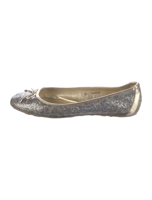 Jimmy Choo Glitter Printed Ballet Flats