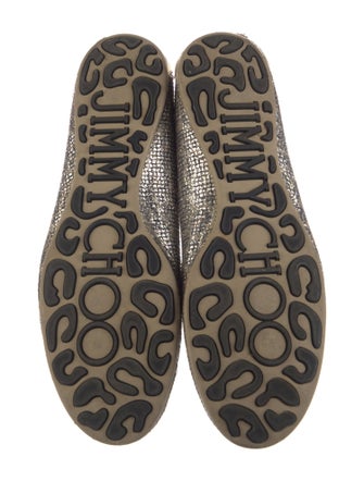 Jimmy Choo Glitter Printed Ballet Flats