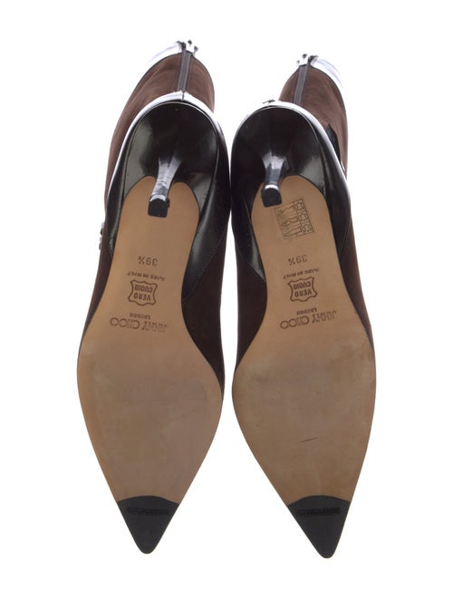 Jimmy Choo GG Embossed Suede Boots