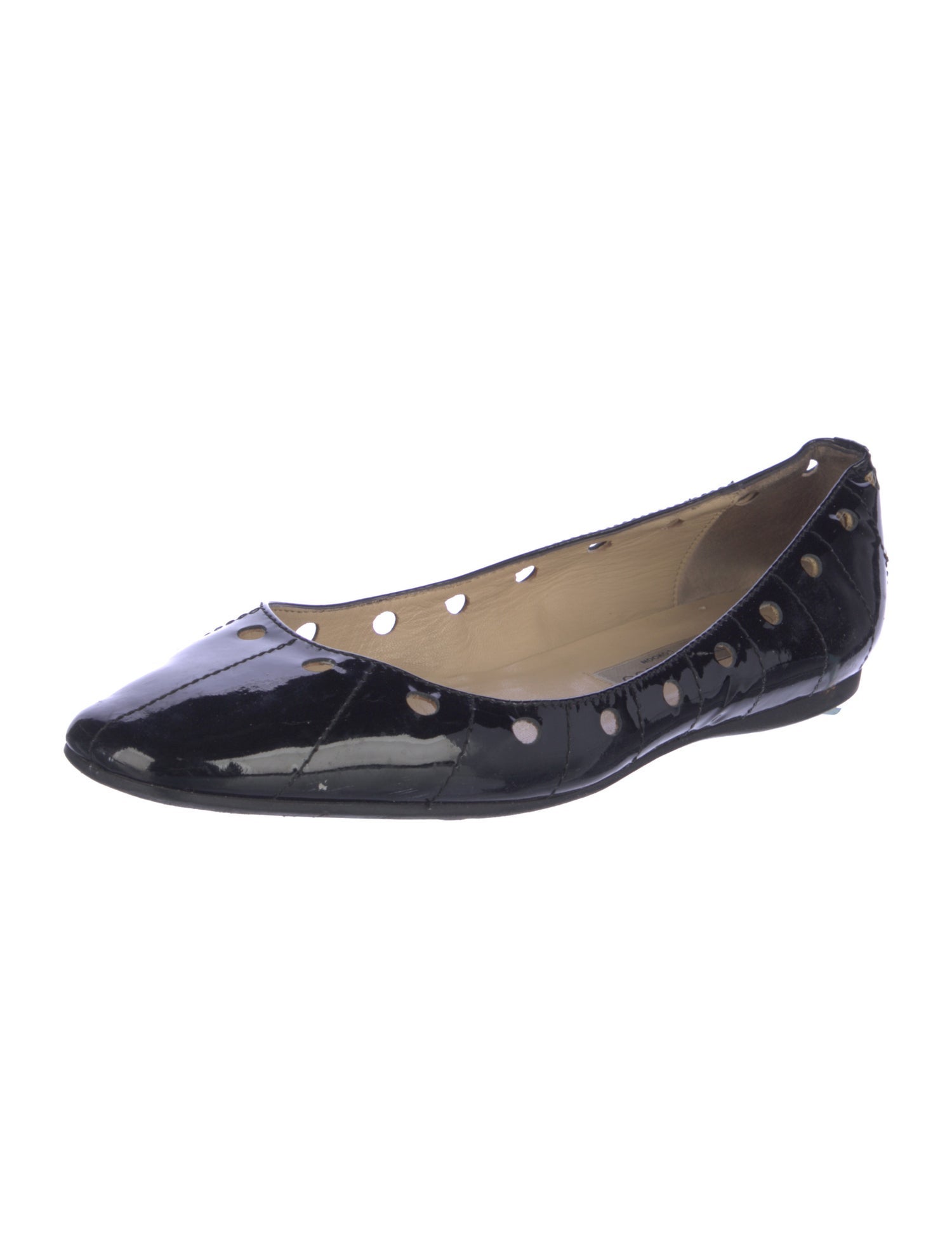 Jimmy Choo Vintage Patent Leather Flats