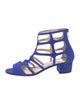 Jimmy Choo Suede Cutout Accent Gladiator Sandals