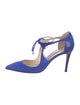 Jimmy Choo Suede D'Orsay Pumps