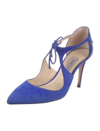 Jimmy Choo Suede D'Orsay Pumps