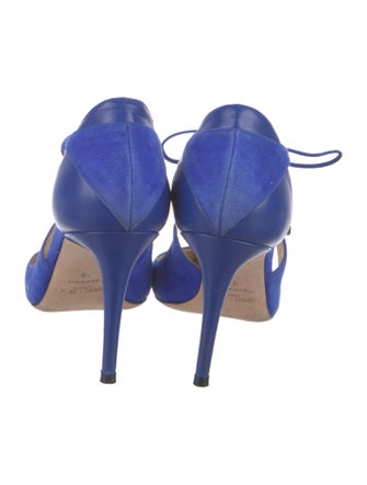 Jimmy Choo Suede D'Orsay Pumps