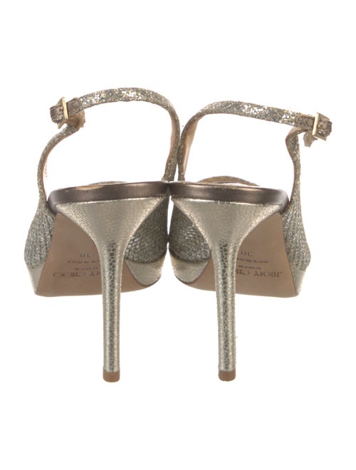 Jimmy Choo Glitter Glitter Accents Slingback Pumps