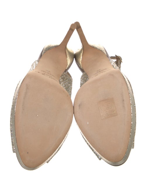 Jimmy Choo Glitter Glitter Accents Slingback Pumps