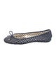 Jimmy Choo Leather Lasercut Accents Flats