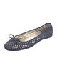 Jimmy Choo Leather Lasercut Accents Flats